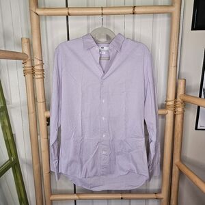 UNIQLO Button Down in Pale Purple Print size Medium